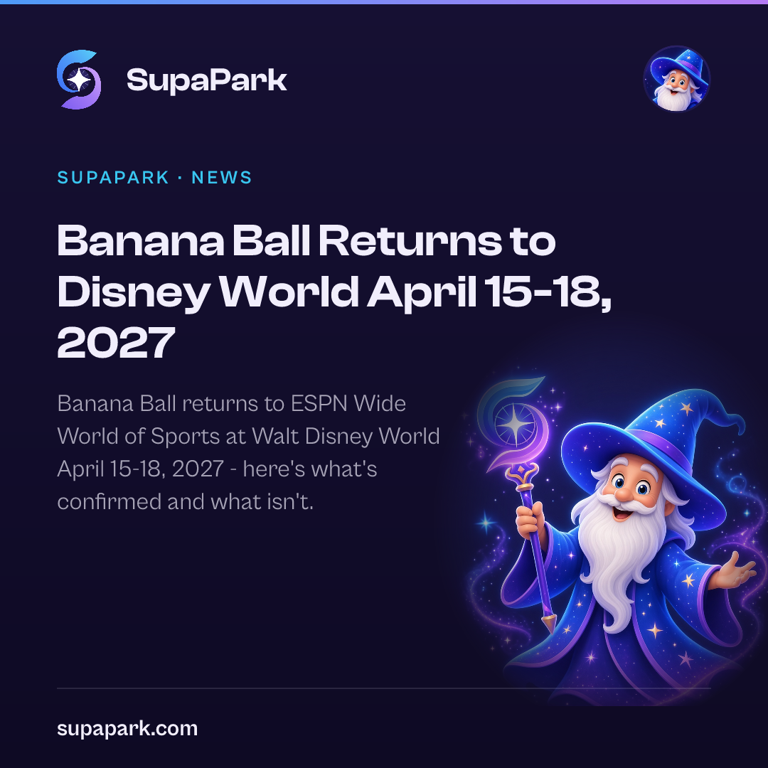 Banana Ball Returns to Disney World April 15-18, 2027