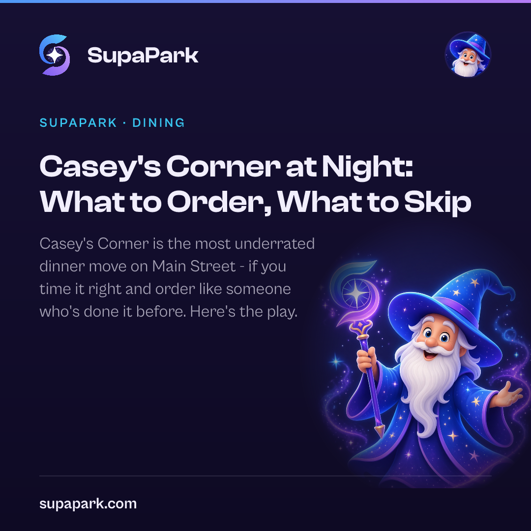 Casey's Corner at Night: What to Order, What to Skip