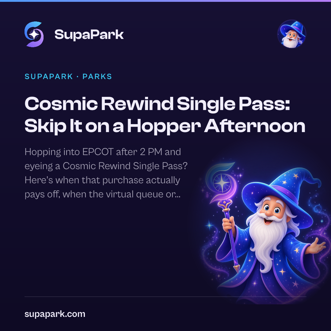 Cosmic Rewind Single Pass: Skip It on a Hopper Afternoon