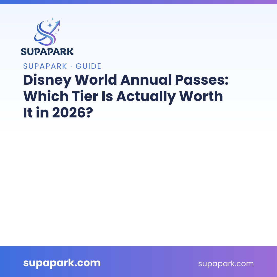 Disney World Annual Passes: Which Tier Is Actually Worth It in 2026?
