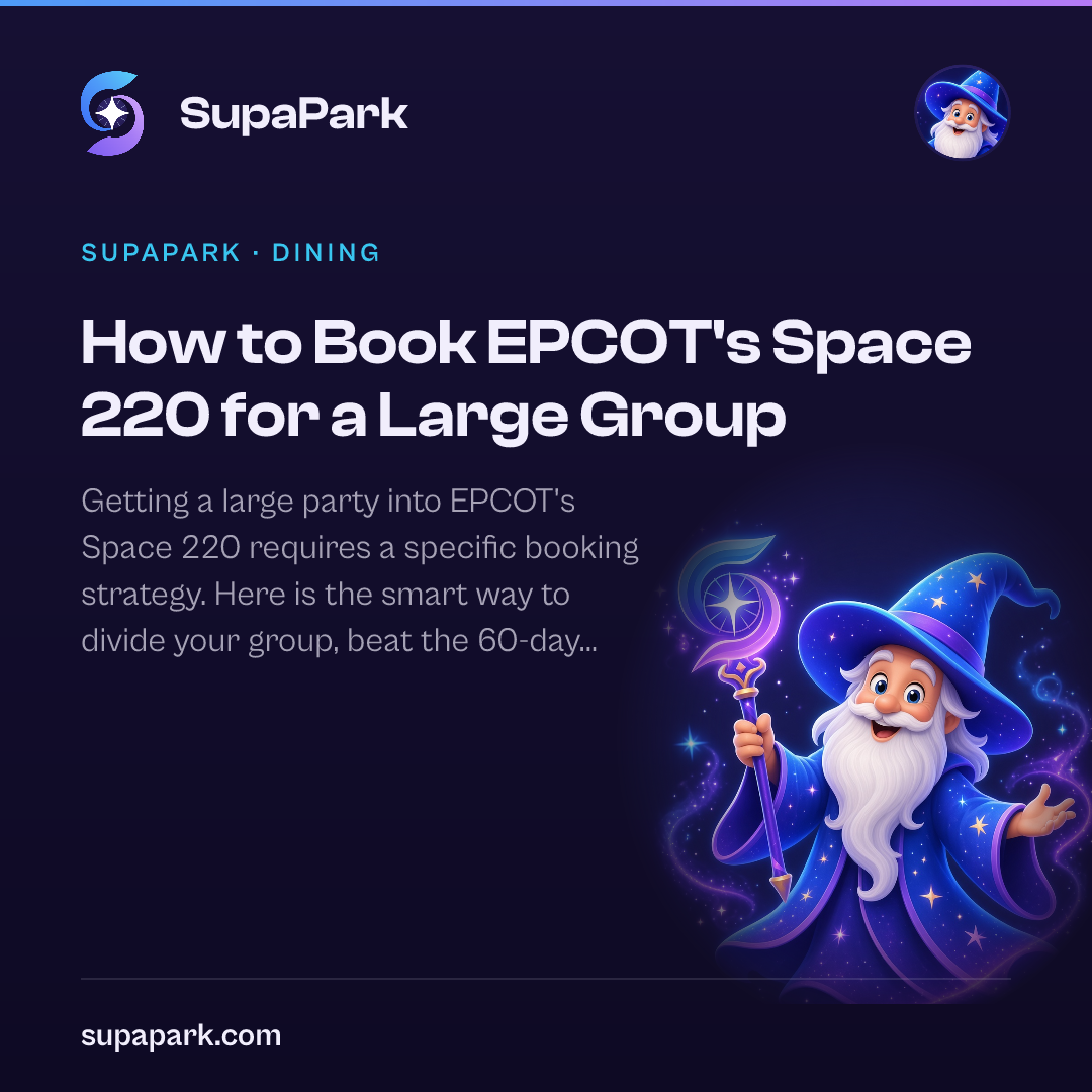 How to Book EPCOT's Space 220 for a Large Group