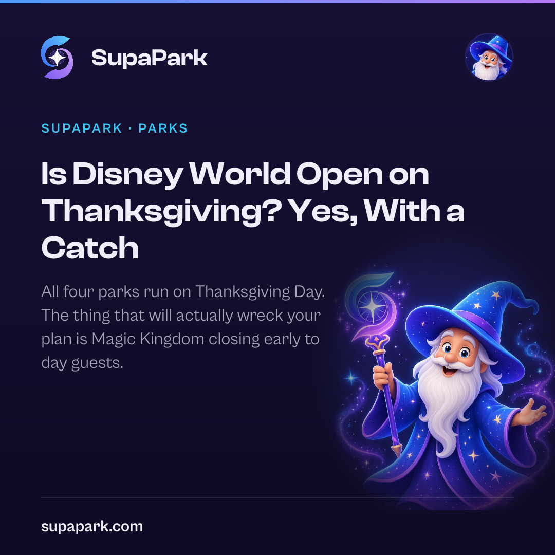 Is Disney World Open on Thanksgiving? Yes, With a Catch