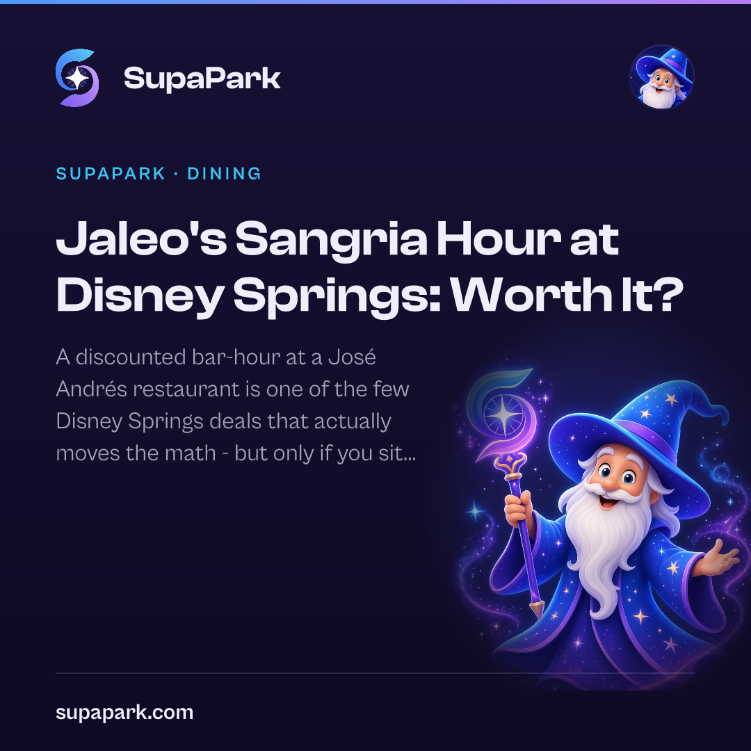 Jaleo's Sangria Hour at Disney Springs: Worth It?