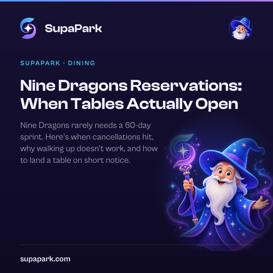Nine Dragons Reservations: When Tables Actually Open