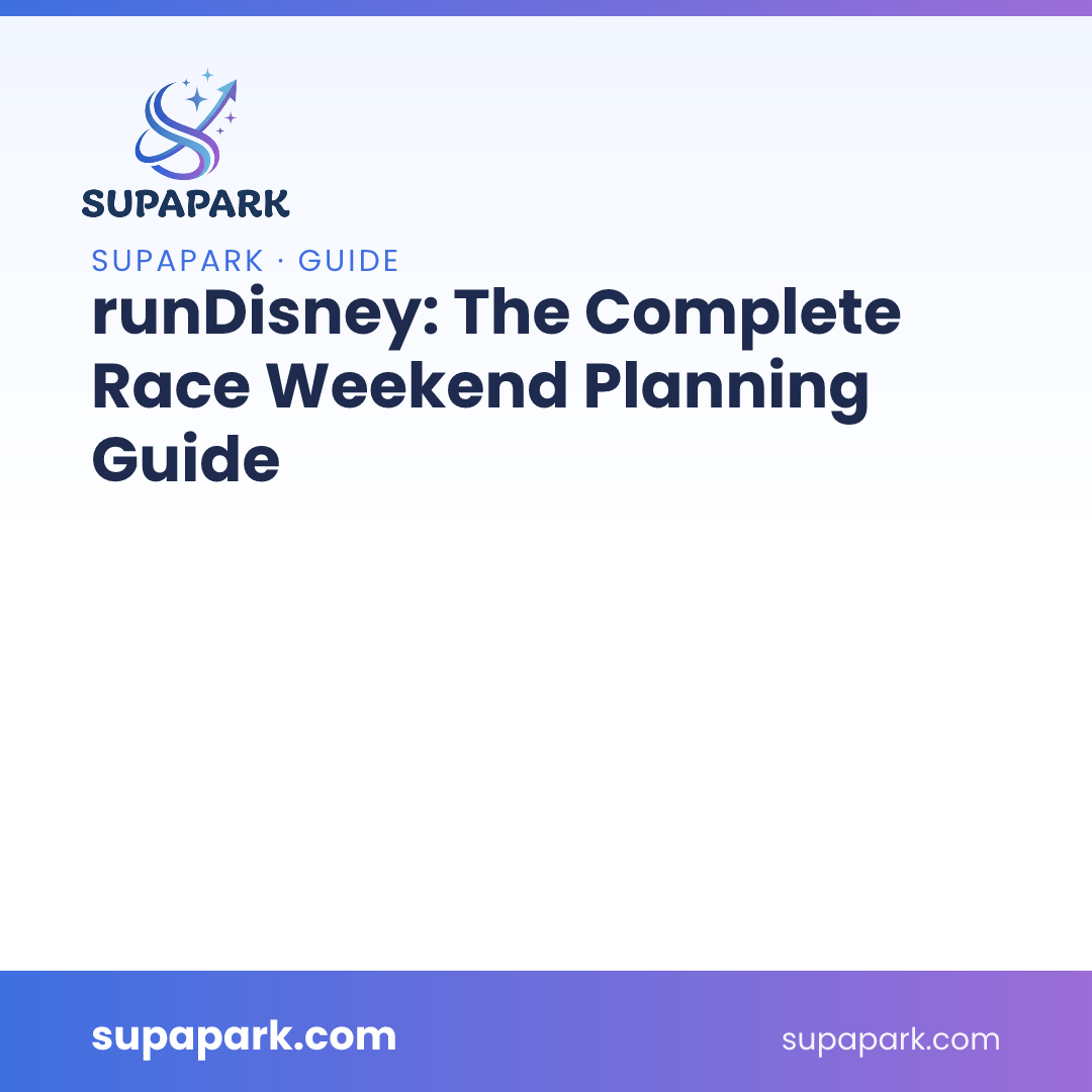 runDisney: The Complete Race Weekend Planning Guide