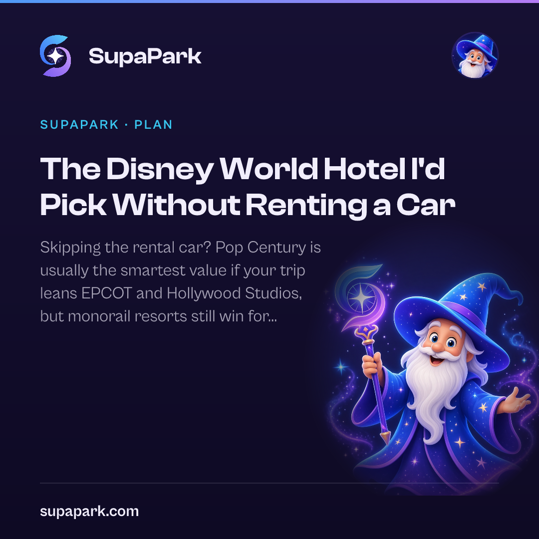 The Disney World Hotel I’d Pick Without Renting a Car