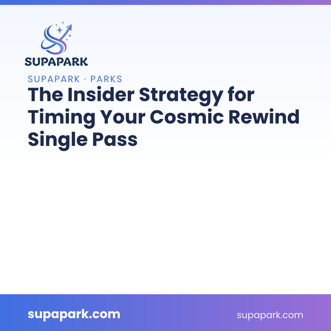 The Insider Strategy for Timing Your Cosmic Rewind Single Pass