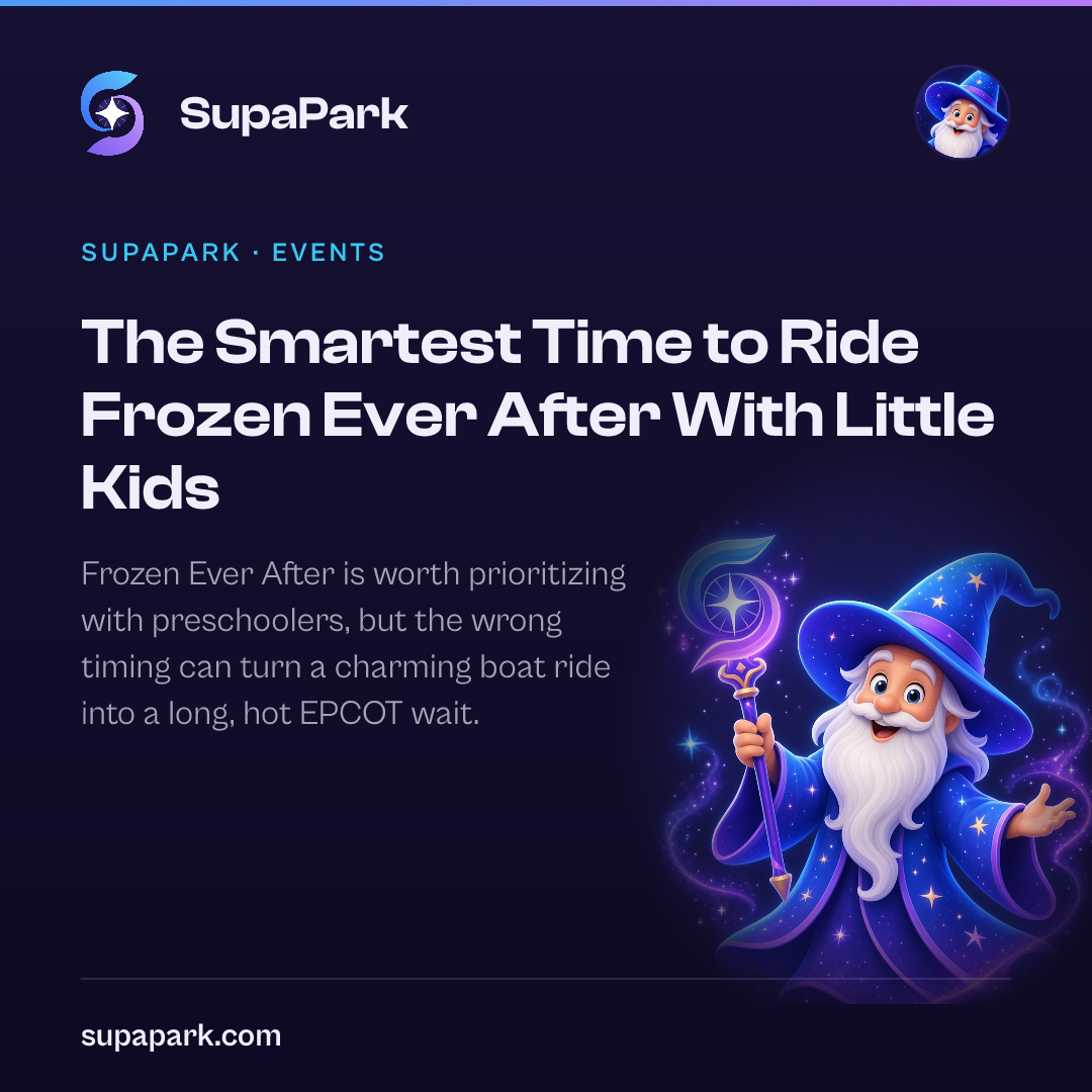 The Smartest Time to Ride Frozen Ever After With Little Kids