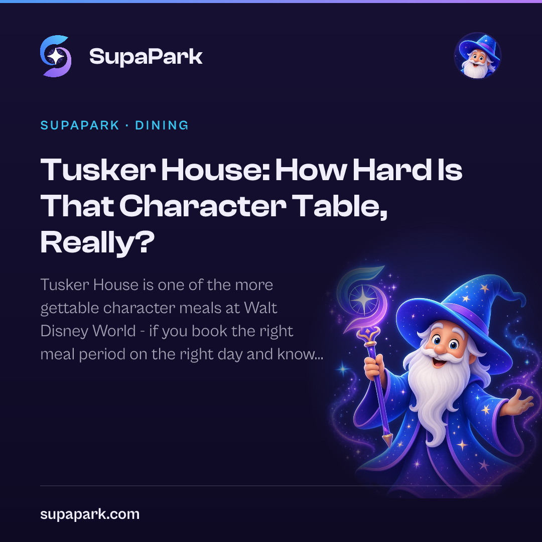 Tusker House: How Hard Is That Character Table, Really?