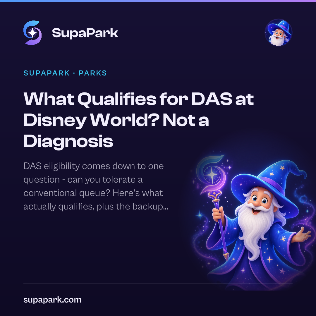 What Qualifies for DAS at Disney World? Not a Diagnosis