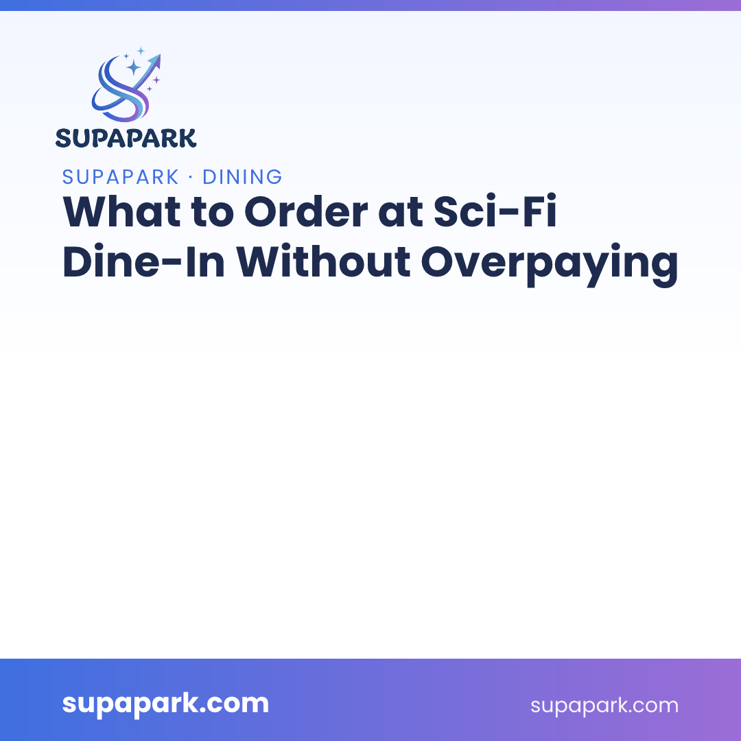 What to Order at Sci-Fi Dine-In Without Overpaying