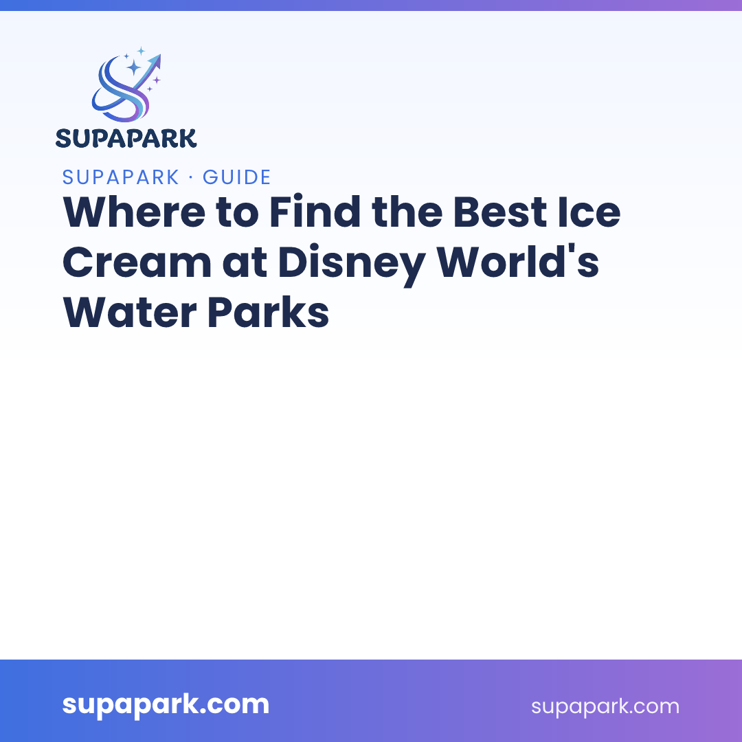 Where to Find the Best Ice Cream at Disney World’s Water Parks