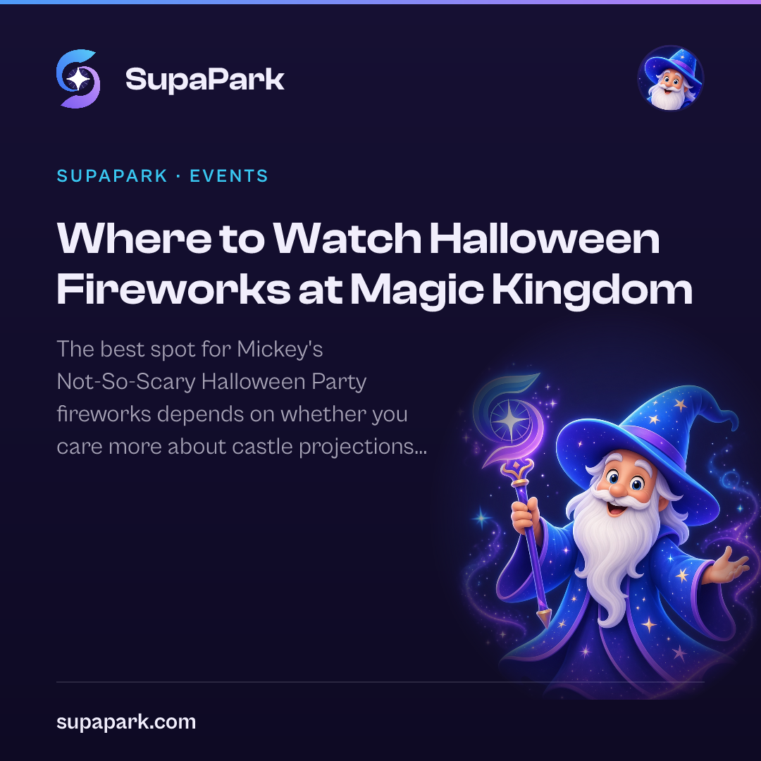 Where to Watch Halloween Fireworks at Magic Kingdom